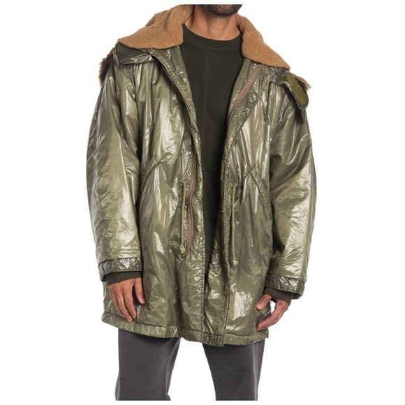 Yeezy Other - Yeezy Season 5 Long Sleeve Green Hooded Parka L